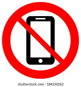 8,671 No cellphone sign Images, Stock Photos & Vectors | Shutterstock