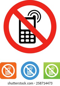 No phones icon