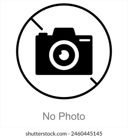 No Photo and blank icon concept