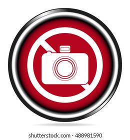 No photo camera icon on red button