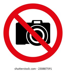 No Photo Camera Sign