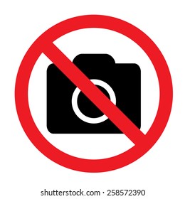 No Photo camera sign icon