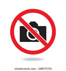 no photo, camera sign and symbol 