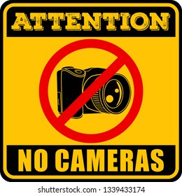 No Photo camera sign. Vector illustration.