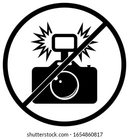 no photo camera vector icon