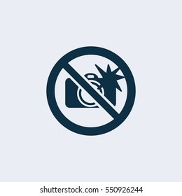 No photo camera vector sign 