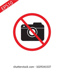 No photo icon ,flat, EPS10