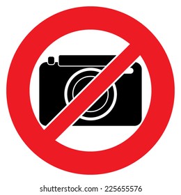 No Photo Sign