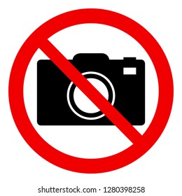 no photo sign - forbidden sign
