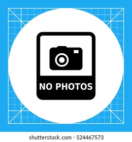 No photo sign icon