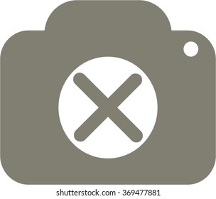 No photo vector icon