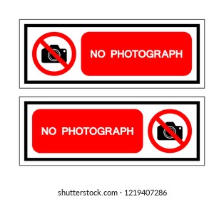 No Photograph Symbol Signvector Illustrationisolate On Stock Vector ...