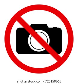 No Photography Sign