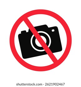 No Photography Sign in Public Area
