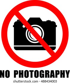 no photography, STICKER