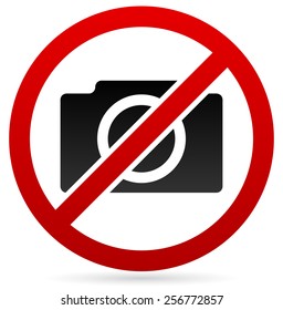 "No photography" symbol 