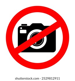 No photography video prohibited forbidden area sign,  No photo no video recording set silhouette icon, camera icon, No recording or taking pictures sign, Prohibiting the use of cameras or phones.