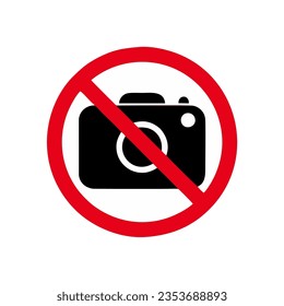 No photography and no video recording signboard
