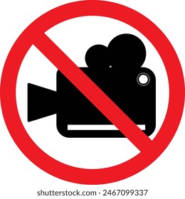 No Photography, No Videography, Mobile Camera Prohibited sign , Videography not allowed, Photography not allowed, Prohibited video and photo