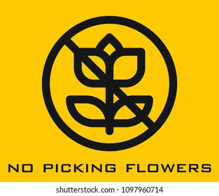 No Picking Flowers icon