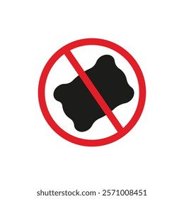 No pillow sign flat line symbol set.