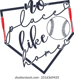 No Place Like Home, Softball Silhouette, Baseball Clip Art