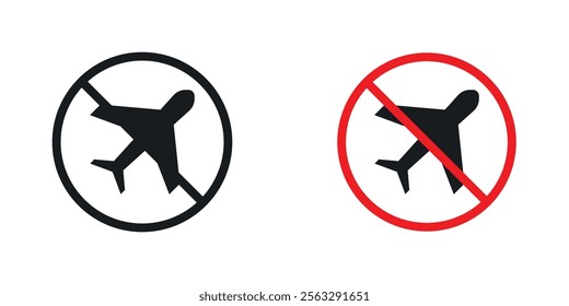 No plane sign pack for app and website ui designs.