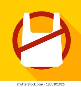 No plastic bag icon