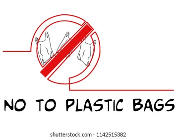 No to plastic bags