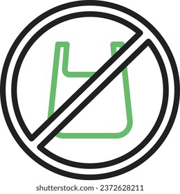 No hay imagen vectorial de icono Plastic Bags. Adecuado para aplicaciones web móviles y medios de impresión.