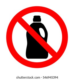 No Plastic bottle for cleaning. 