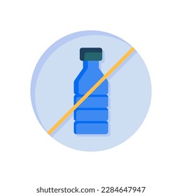 no plastic bottle icon for your website design, logo, app, UI.