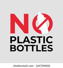 No plastic bottles.