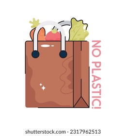 No hay trazos plásticos del vector del doodle Sticker. archivo EPS 10