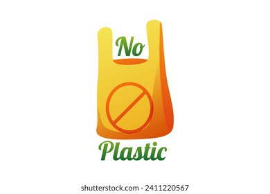 Sin diseño de pegatinas ambientales plásticas