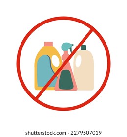 No plastic sign, forbiden plastic waste banner