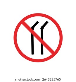 sin plástico, sin icono de plástico de un solo uso. sin neumáticos de pajitas de plástico, Proteger el medio ambiente, Adecuado para uso de pósters e iconos web