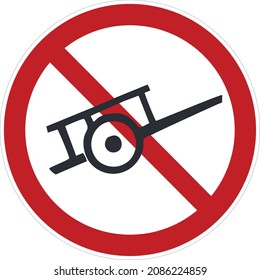 No platform trailers, Gallery of All Prohibitory Signs, Road signs in China