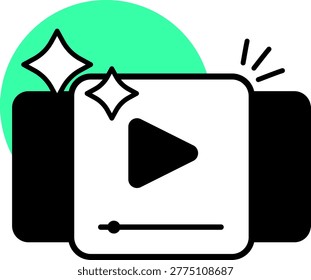 no playlist video illustration for empty state description