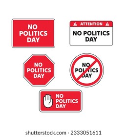 Colección de diseño de vectores del Día de la Política