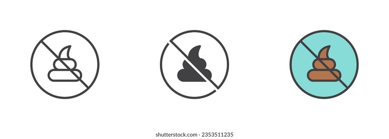 Keine anderen Stilsymbole. Linie, Glyph und gefüllte Umrissversion, Umriss und ausgefülltes Vektorzeichen. Symbol, Logo-Abbildung. Vektorgrafik