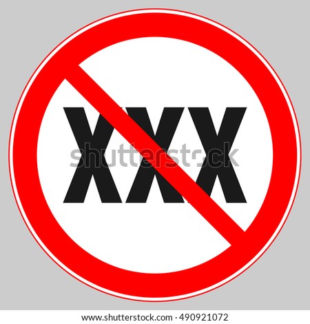 No Porn Sign No Porn Sign