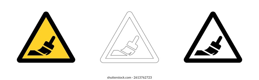 No Poster Fixing Signage in Vector Format
