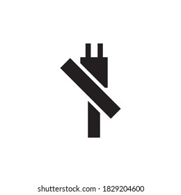 no power vector icon design template