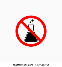 No Preservative Icon, Chemical Free Vector