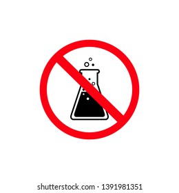 No Preservative Icon, Chemical Free Vector