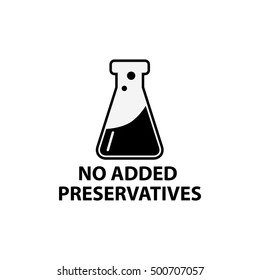 No Preservative Icon - Vector Illustration.