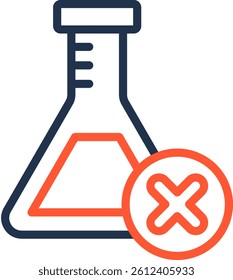 No Preservatives Icon Color Line Vector Illustration