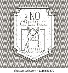 no problem message with hand made font