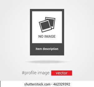 No profile picture vector icon